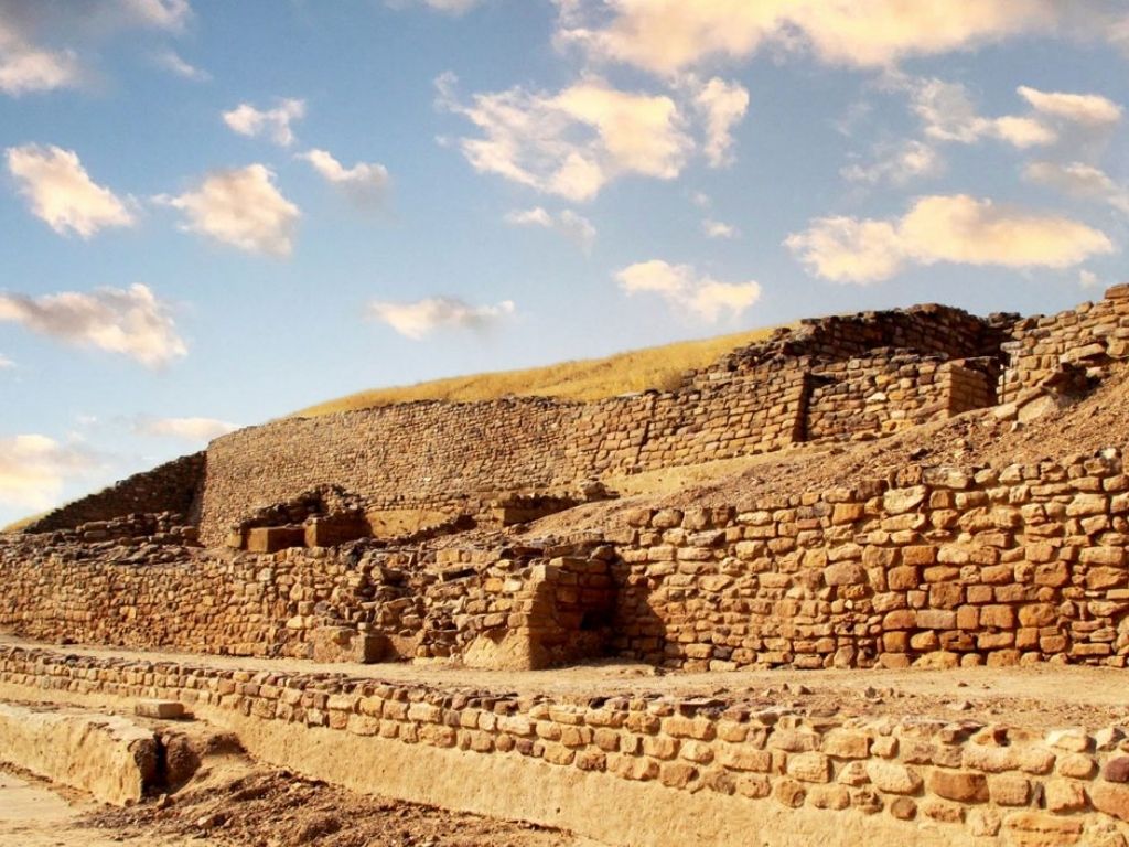 View of Dholavira Harappan Civilization Archeological Site and Museum