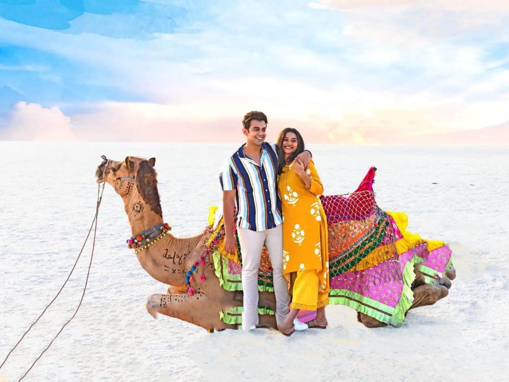 Image representing the Camel Safari in White Desert activity in Kutch.
